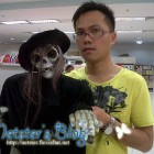 Halloween ghost on Boulevard City Mega Store