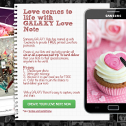 Samsung Galaxy Note Hand-deliver Your Love Note