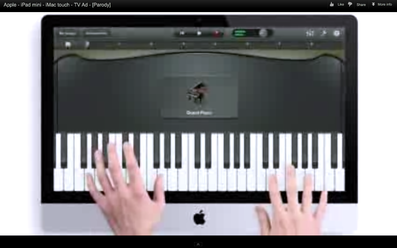 LaughPong - iPad Mini Parody