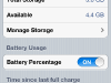 iOS 5 iPhone 4:  Storage Usage