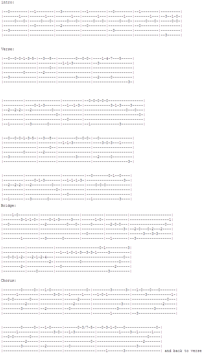 Jai Guitar Tab