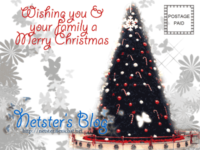Merry Christmas Blogosphere & Fellow Readers