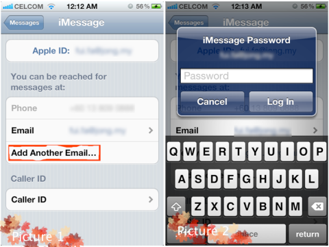 how to receive messages on ipad with phone number