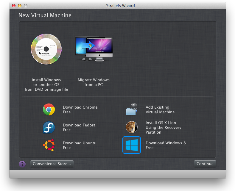 virtual machine parallels download