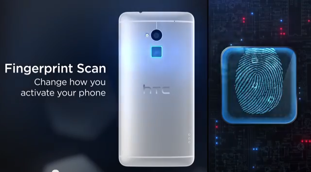 HTC One Max Fingerprint Scan