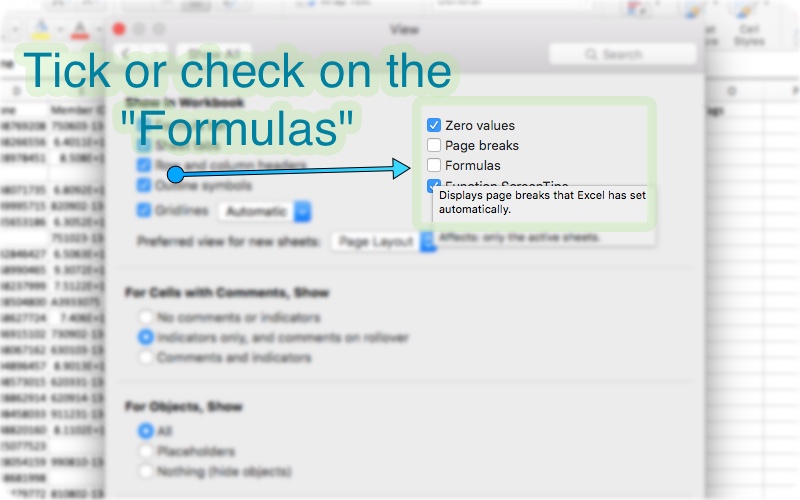 How to clear excel formulas gibberish this beast