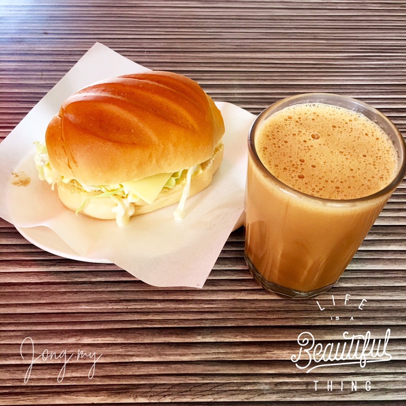 Egg Mayo & Teh Tarik @Hi-Bread Kopitiam